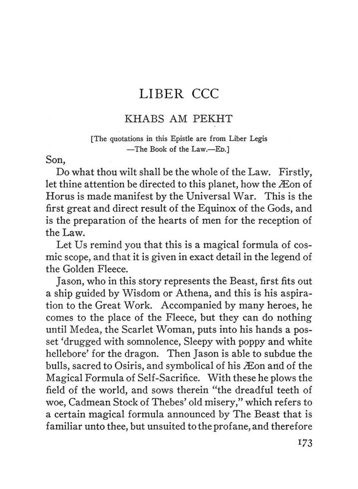 Original scan of The Equinox (Volume III, Number I), PDF page 185