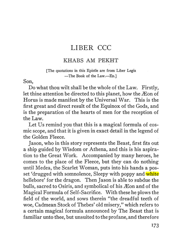 Original scan of The Equinox (Volume III, Number I), PDF page 185