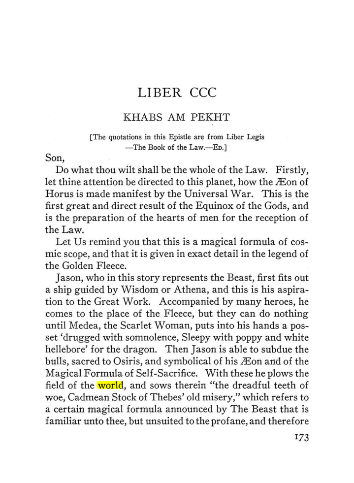 Original scan of The Equinox (Volume III, Number I), PDF page 185