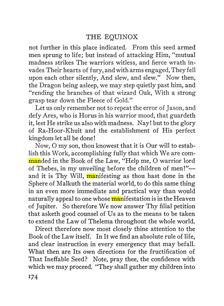 Original scan of The Equinox (Volume III, Number I), PDF page 186