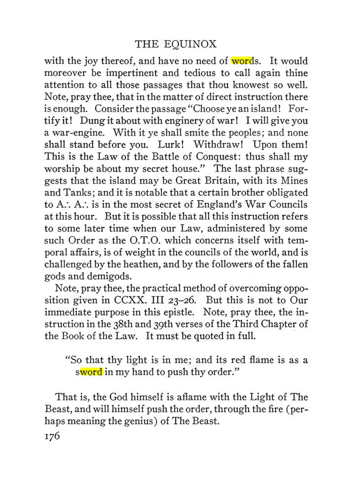 Original scan of The Equinox (Volume III, Number I), PDF page 188