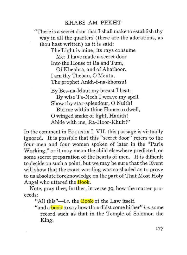 Original scan of The Equinox (Volume III, Number I), PDF page 189