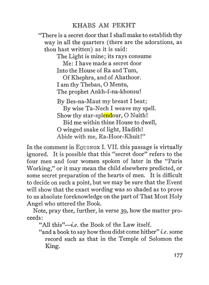 Original scan of The Equinox (Volume III, Number I), PDF page 189