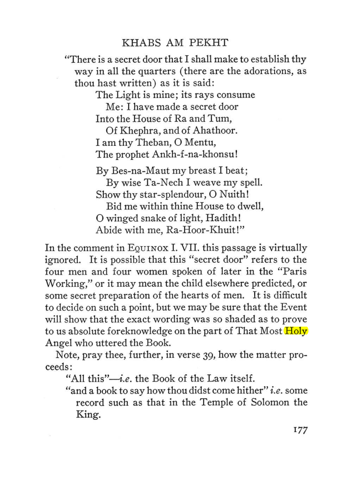Original scan of The Equinox (Volume III, Number I), PDF page 189