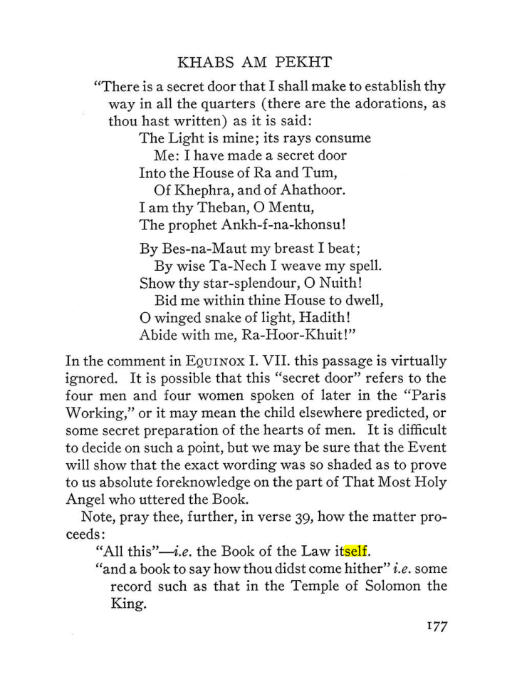 Original scan of The Equinox (Volume III, Number I), PDF page 189