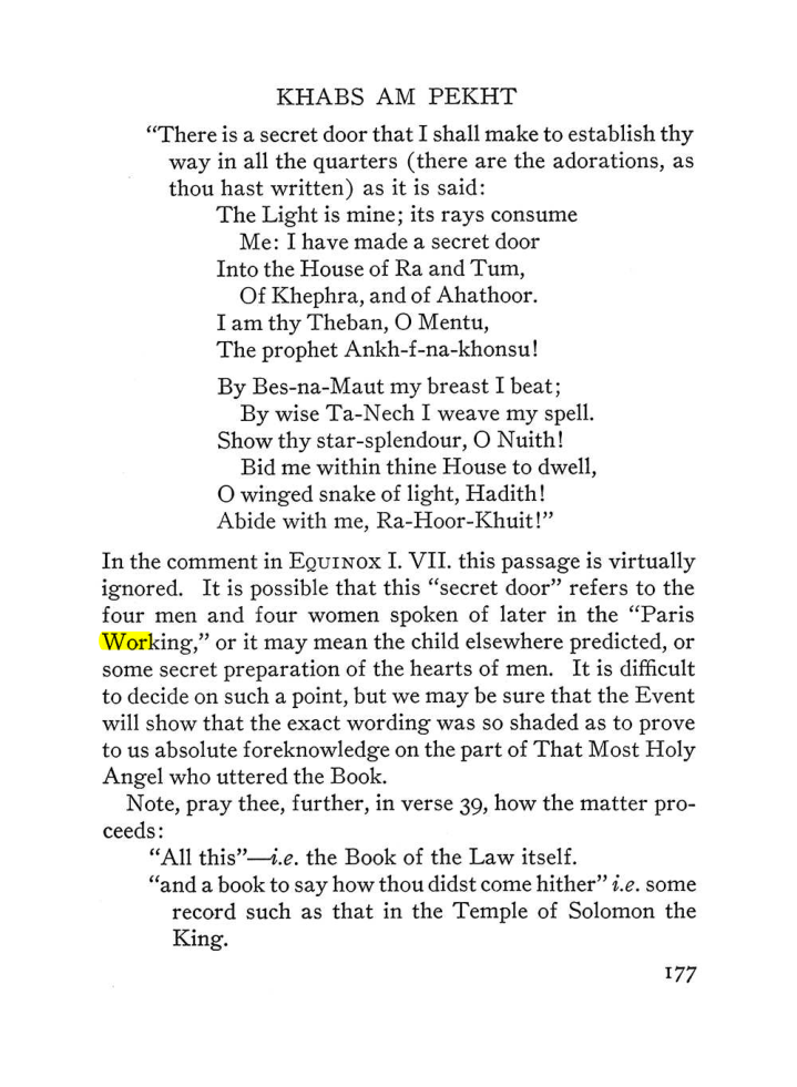 Original scan of The Equinox (Volume III, Number I), PDF page 189