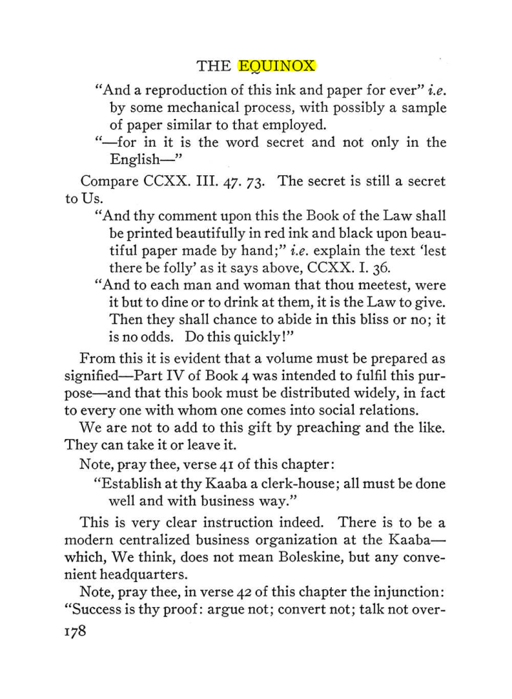 Original scan of The Equinox (Volume III, Number I), PDF page 190
