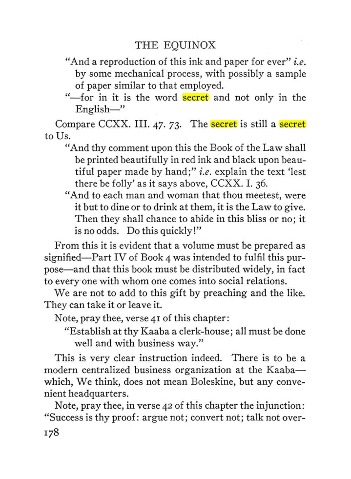 Original scan of The Equinox (Volume III, Number I), PDF page 190
