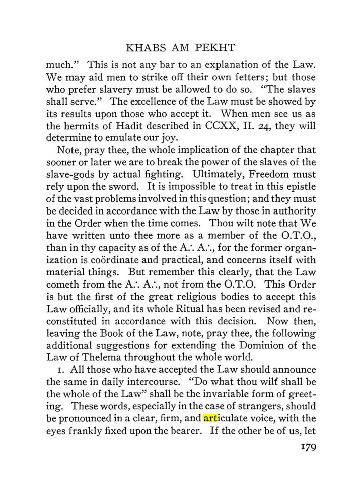 Original scan of The Equinox (Volume III, Number I), PDF page 191