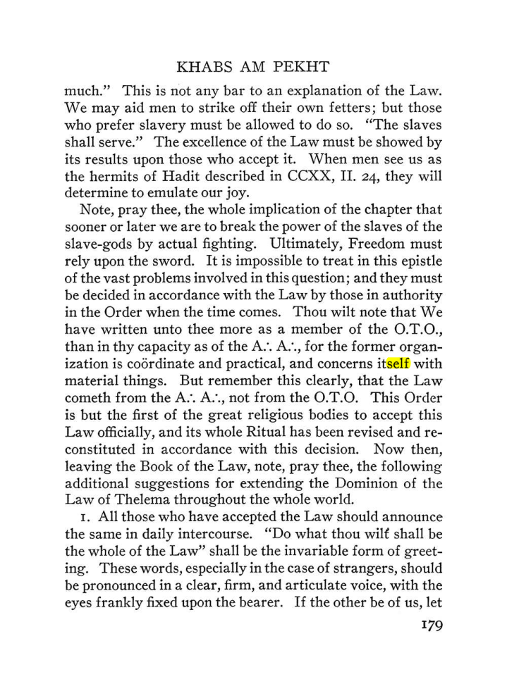 Original scan of The Equinox (Volume III, Number I), PDF page 191