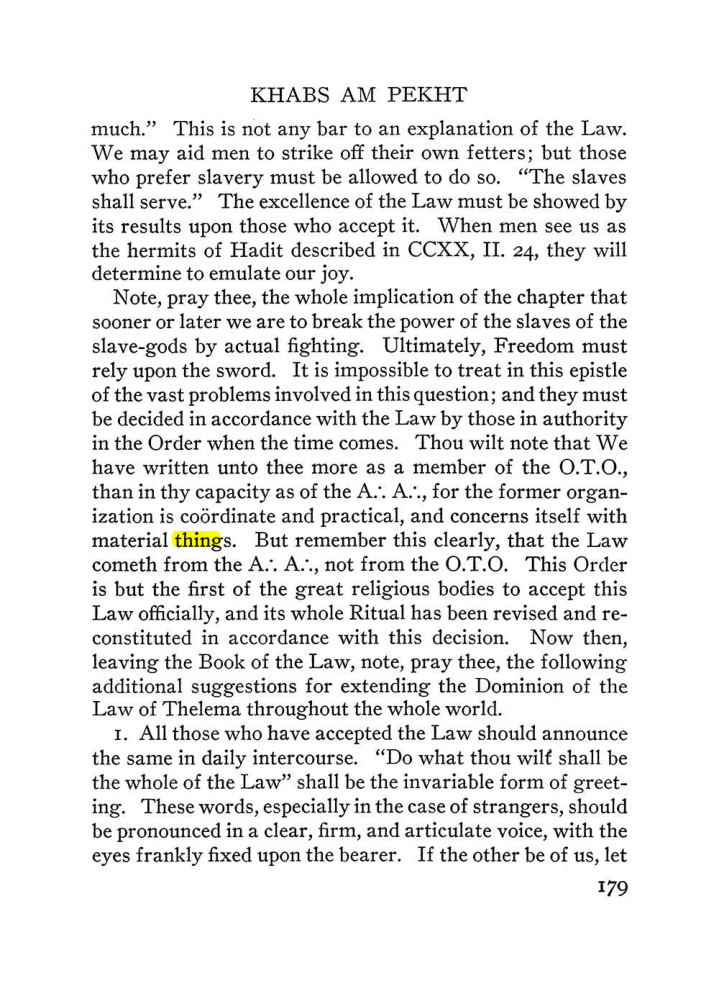 Original scan of The Equinox (Volume III, Number I), PDF page 191