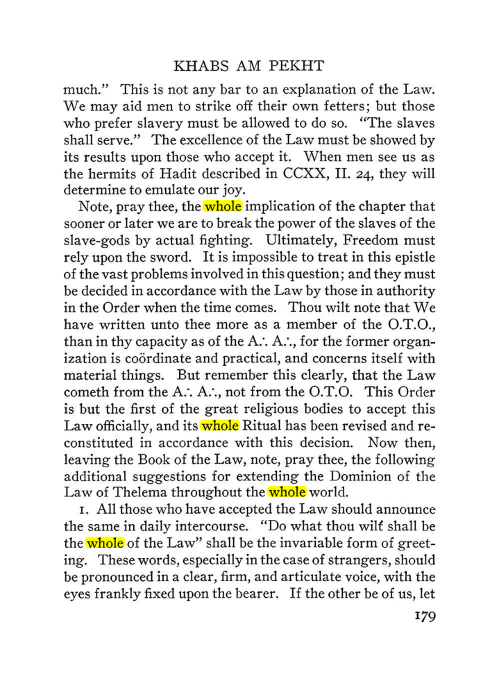 Original scan of The Equinox (Volume III, Number I), PDF page 191