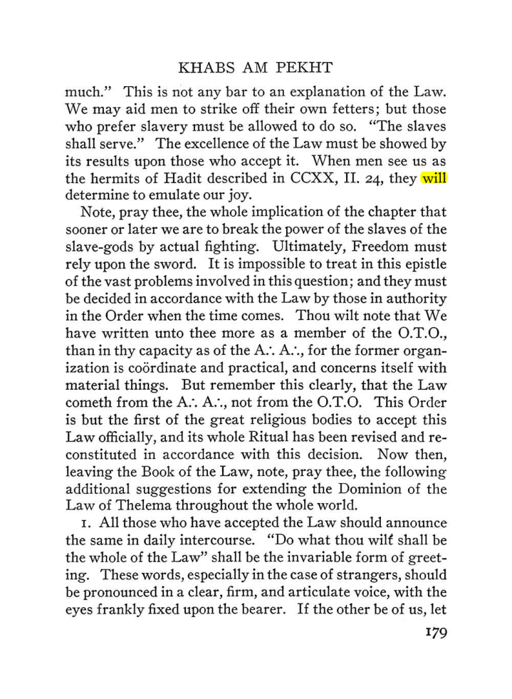 Original scan of The Equinox (Volume III, Number I), PDF page 191