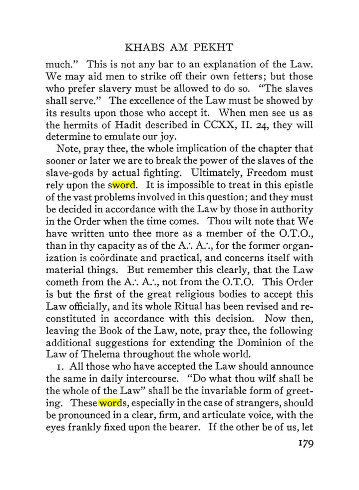 Original scan of The Equinox (Volume III, Number I), PDF page 191