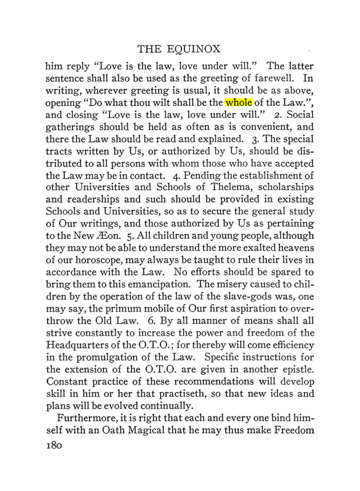 Original scan of The Equinox (Volume III, Number I), PDF page 192