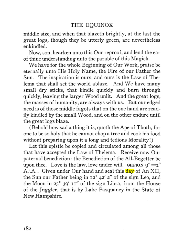 Original scan of The Equinox (Volume III, Number I), PDF page 194
