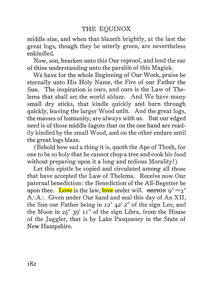 Original scan of The Equinox (Volume III, Number I), PDF page 194
