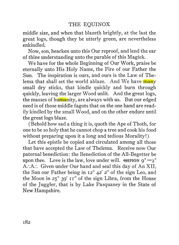 Original scan of The Equinox (Volume III, Number I), PDF page 194