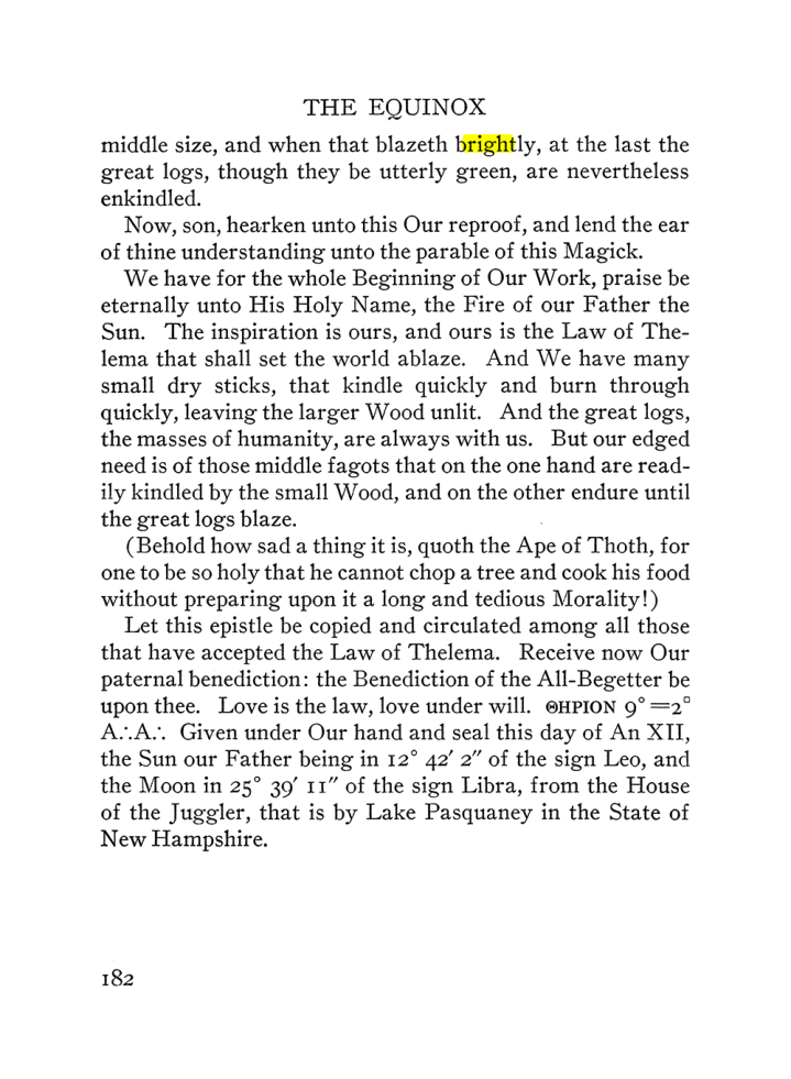 Original scan of The Equinox (Volume III, Number I), PDF page 194