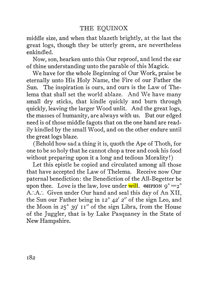 Original scan of The Equinox (Volume III, Number I), PDF page 194