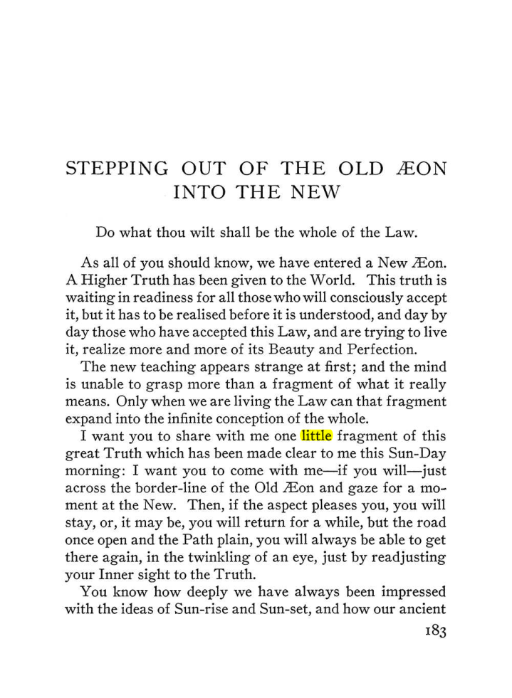 Original scan of The Equinox (Volume III, Number I), PDF page 195