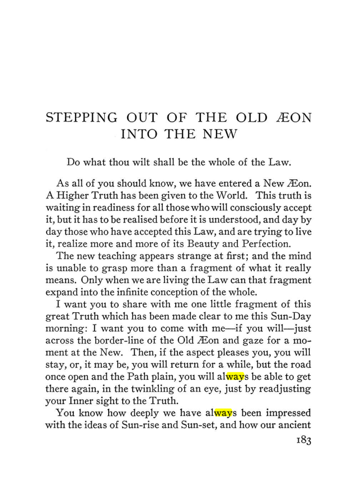 Original scan of The Equinox (Volume III, Number I), PDF page 195