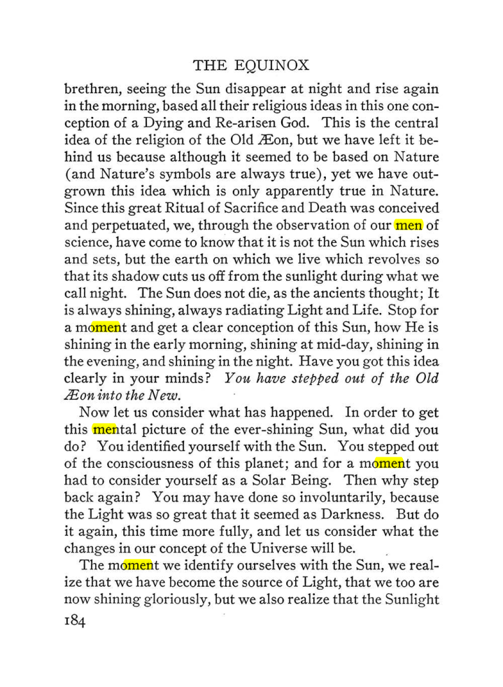 Original scan of The Equinox (Volume III, Number I), PDF page 196