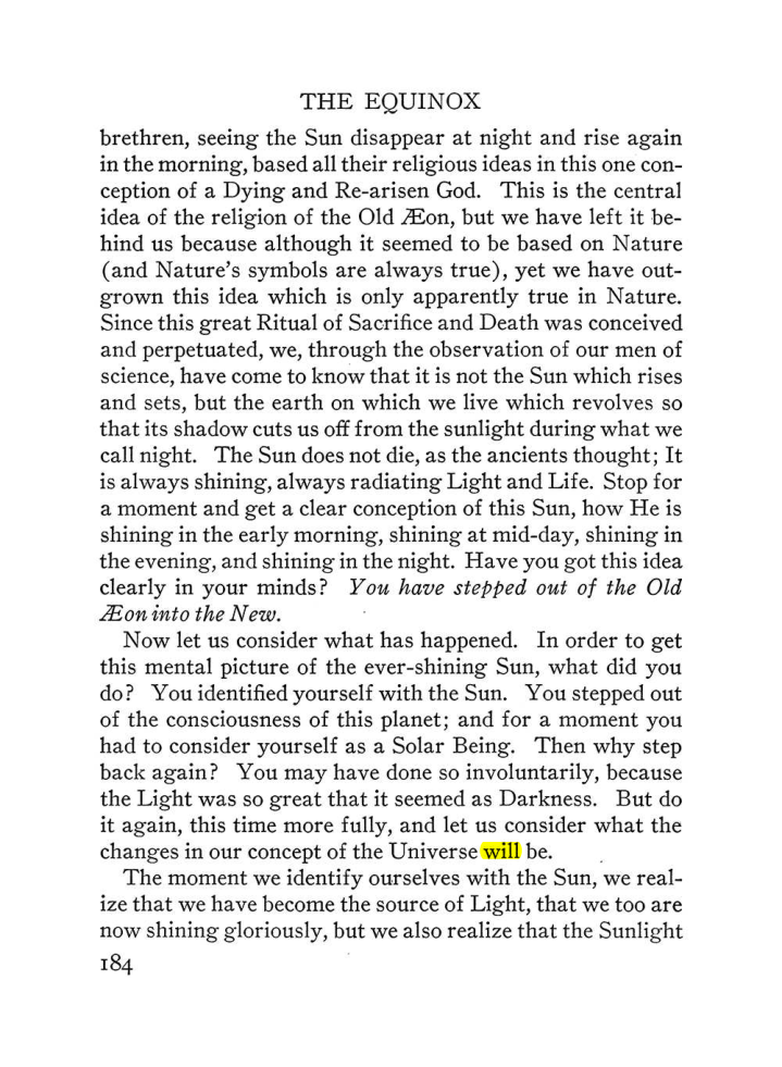 Original scan of The Equinox (Volume III, Number I), PDF page 196