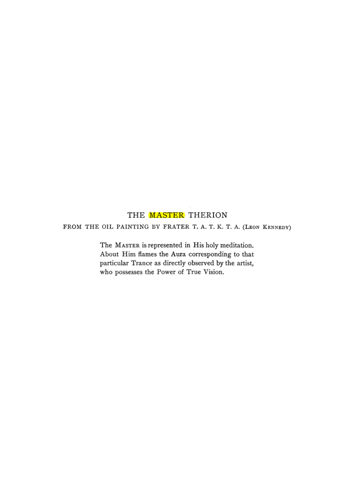 Original scan of The Equinox (Volume III, Number I), PDF page 2