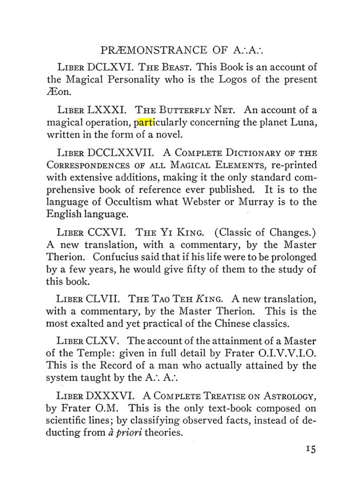 Original scan of The Equinox (Volume III, Number I), PDF page 21