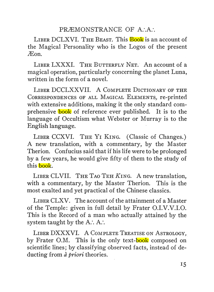 Original scan of The Equinox (Volume III, Number I), PDF page 21