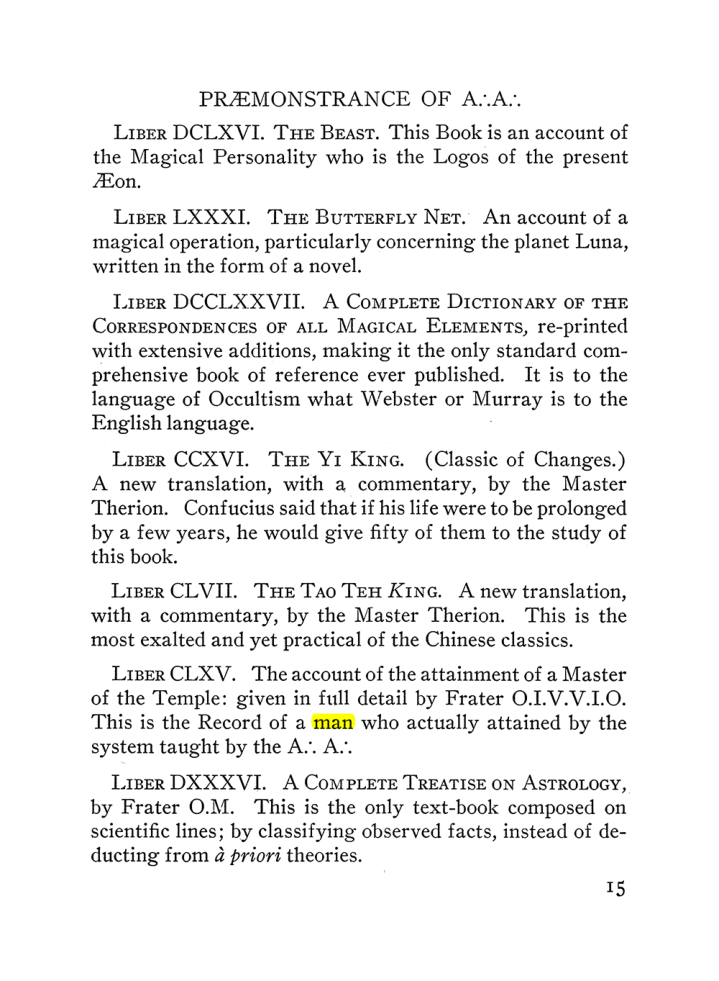 Original scan of The Equinox (Volume III, Number I), PDF page 21
