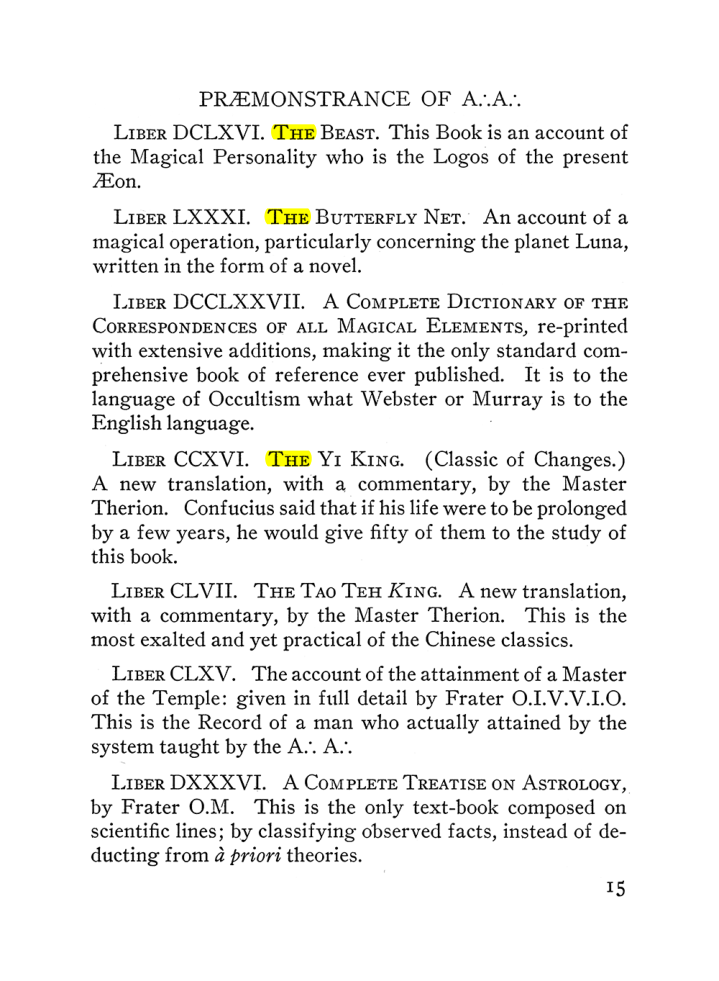 Original scan of The Equinox (Volume III, Number I), PDF page 21