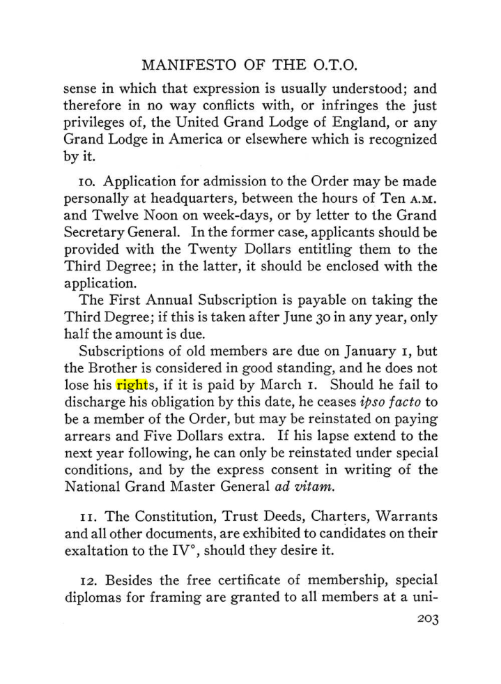 Original scan of The Equinox (Volume III, Number I), PDF page 217