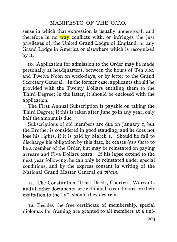 Original scan of The Equinox (Volume III, Number I), PDF page 217
