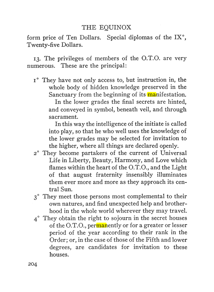 Original scan of The Equinox (Volume III, Number I), PDF page 218