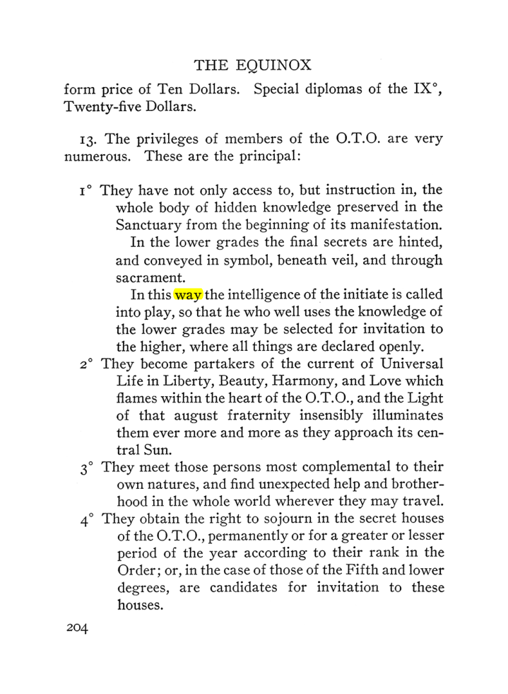 Original scan of The Equinox (Volume III, Number I), PDF page 218