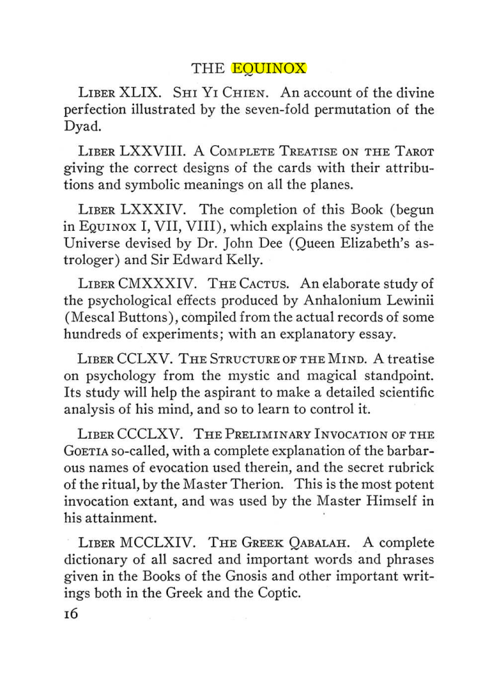 Original scan of The Equinox (Volume III, Number I), PDF page 22