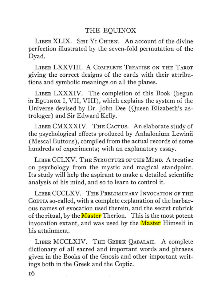 Original scan of The Equinox (Volume III, Number I), PDF page 22