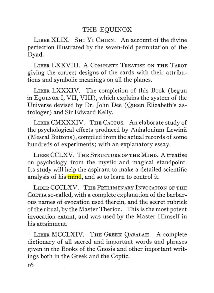 Original scan of The Equinox (Volume III, Number I), PDF page 22