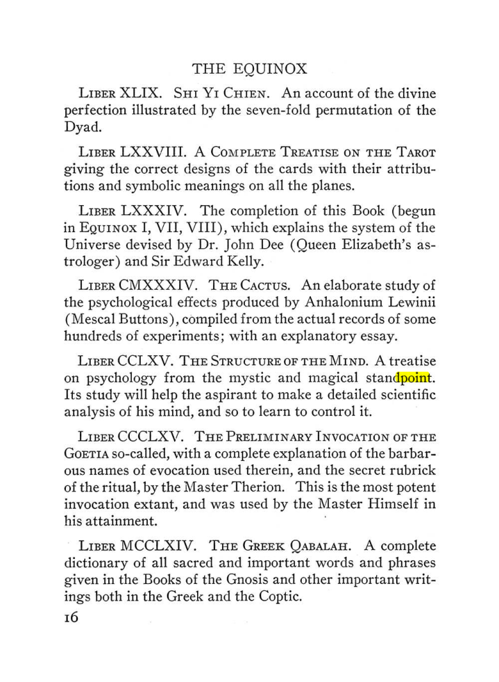 Original scan of The Equinox (Volume III, Number I), PDF page 22