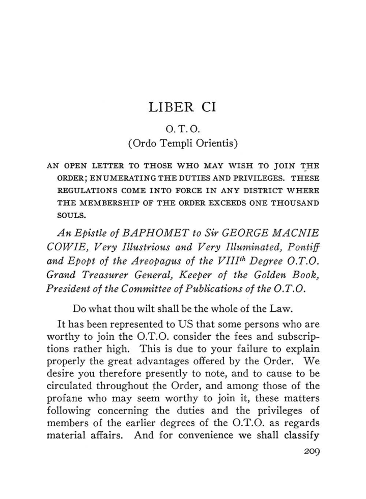 Original scan of The Equinox (Volume III, Number I), PDF page 223