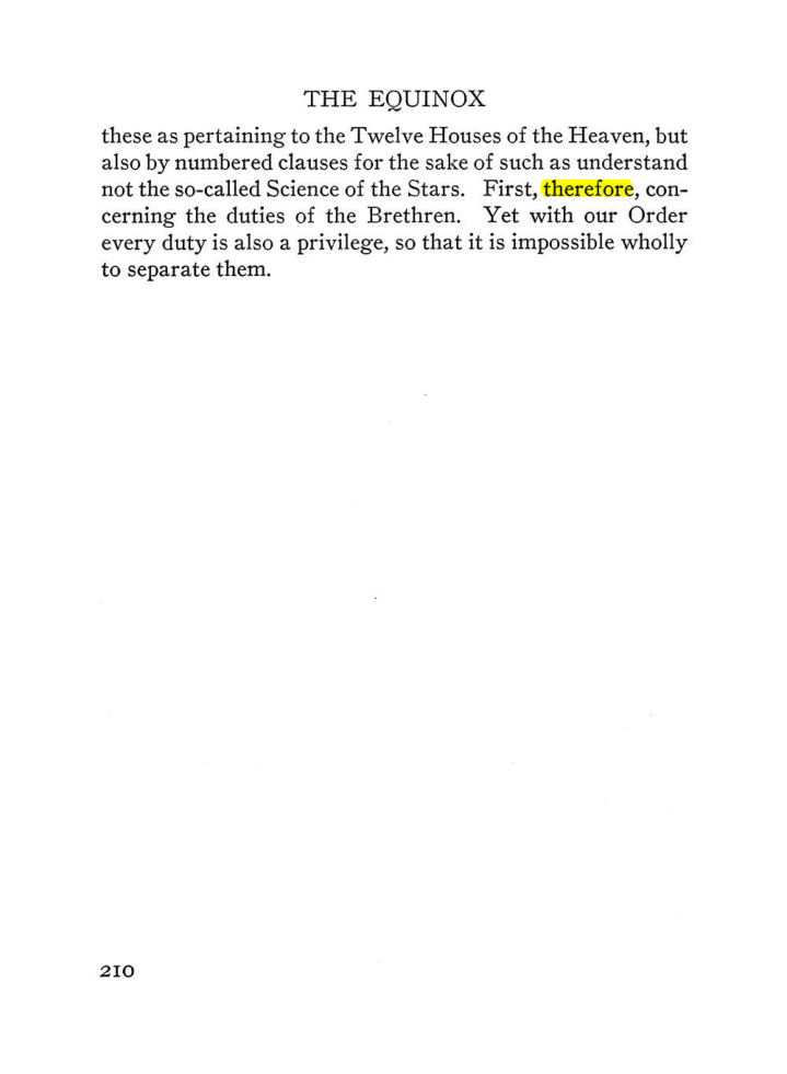 Original scan of The Equinox (Volume III, Number I), PDF page 224