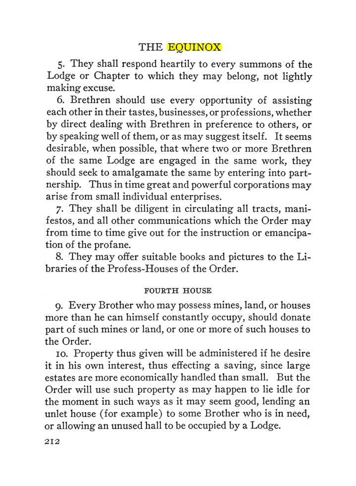 Original scan of The Equinox (Volume III, Number I), PDF page 226