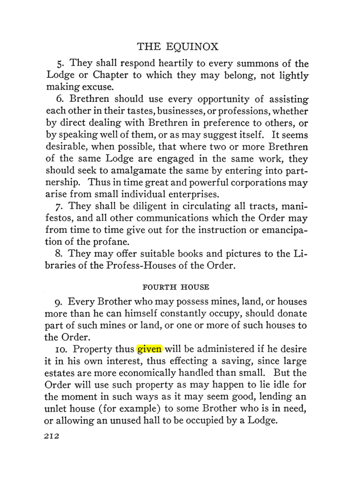 Original scan of The Equinox (Volume III, Number I), PDF page 226
