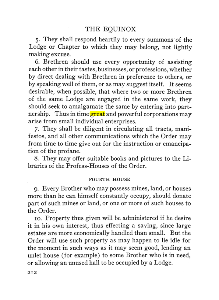 Original scan of The Equinox (Volume III, Number I), PDF page 226
