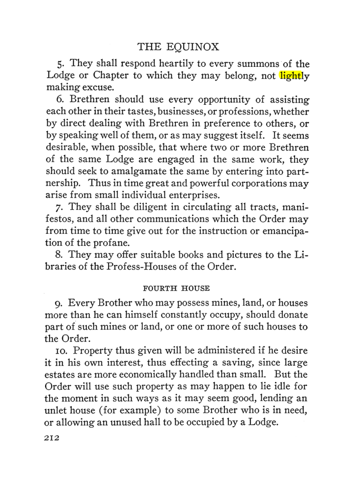 Original scan of The Equinox (Volume III, Number I), PDF page 226