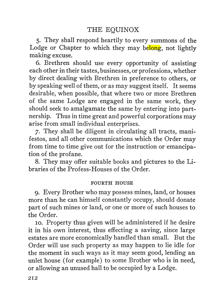 Original scan of The Equinox (Volume III, Number I), PDF page 226