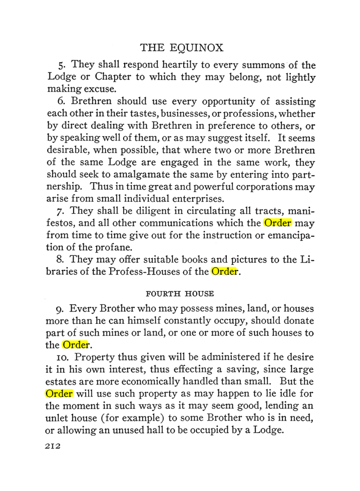 Original scan of The Equinox (Volume III, Number I), PDF page 226