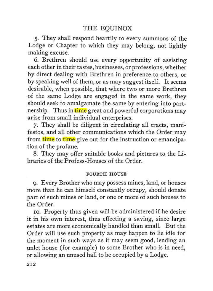Original scan of The Equinox (Volume III, Number I), PDF page 226